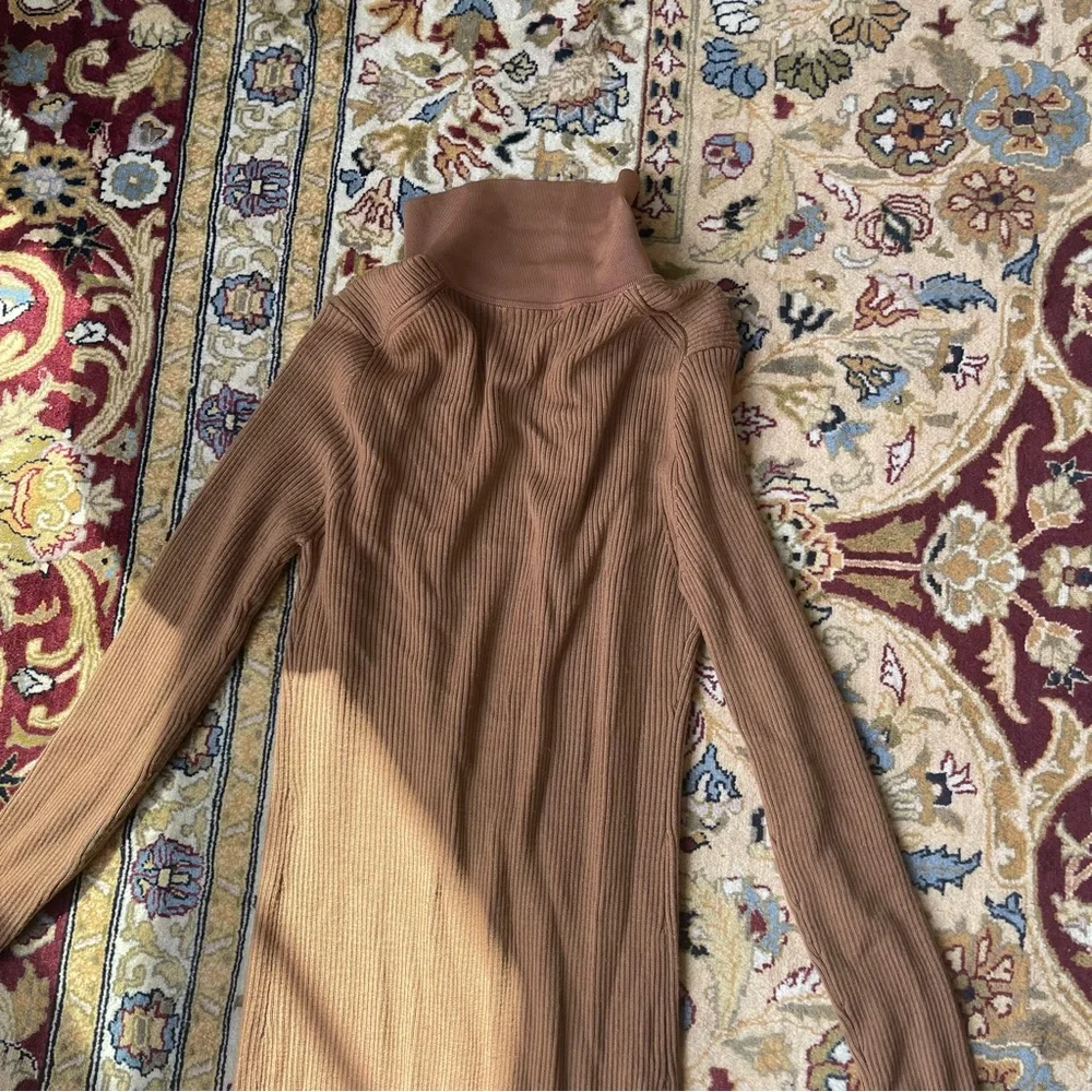 Alice and Olivia Button Up Rib Knit Dress NWT - Picture 11 of 11